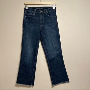 Joe’s Jeans High Rise Straight‎ leg Raw Hem Women Dark Wash Jeans Size 26